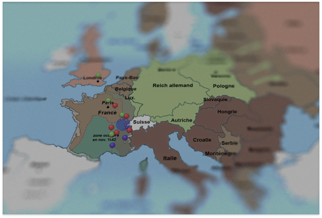 carte europe geographie seconde guerre mondiale